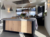 Keuken met eiken houtaccent-Keukenarchitectuur Midden Brabant-Keuken-OBLY