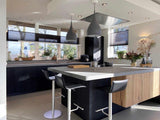 Keuken met eiken houtaccent-Keukenarchitectuur Midden Brabant-Keuken-OBLY