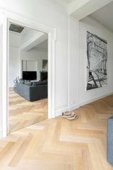 Keuken met visgraat vloer-Vloerenhuis Amsterdam-keuken-Keuken met visgraat vloer-OBLY