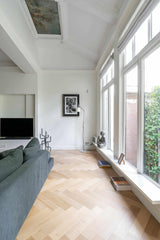 Keuken met visgraat vloer-Vloerenhuis Amsterdam-keuken-Keuken met visgraat vloer-OBLY