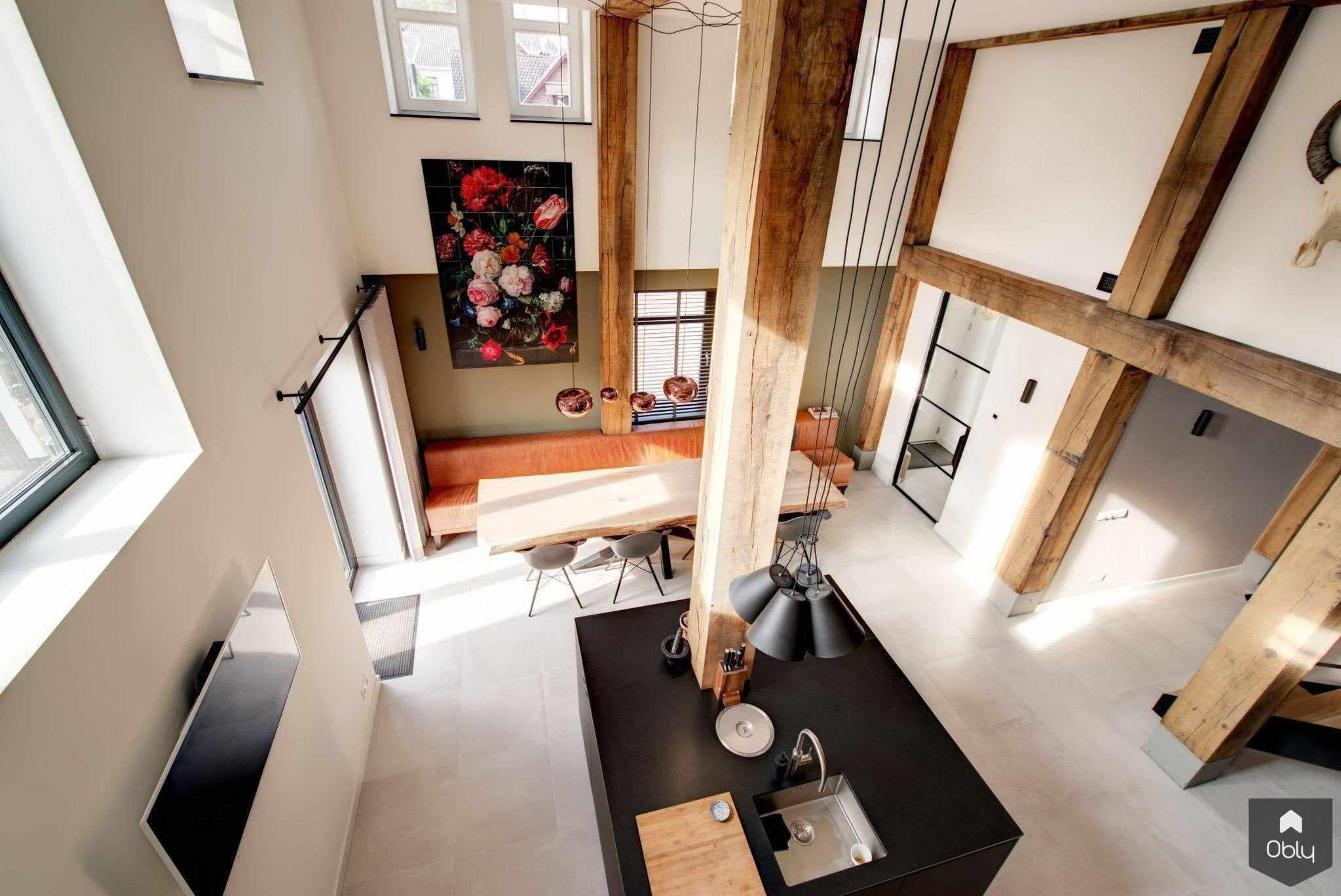 Keuken oude leerlooerij-Dosis Keuken & Interieur-alle,houten balken,karakteristiek interieur,Keuken,loft keuken,maatwerk keuken,modern industrieel interieur,open leefkeuken,oude leerlooierij,robuuste keuken-OBLY