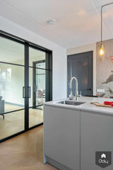 Keuken van Italiaans design met composiet werkblad-Keukenstudio Stormink-alle,Keuken-OBLY