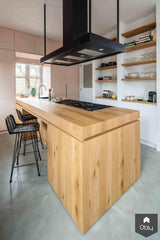 Keuken, woonkamer en studeerkamer-DBD Interiors-alle,Keuken-OBLY