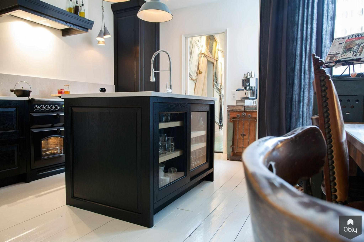 Keuken zwart eiken-Wood Creations-alle,Keuken-OBLY