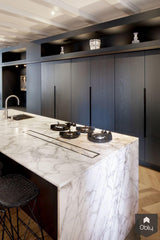 Keukeneiland met wit marmer-Fred Constant-alle,Keuken-OBLY