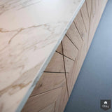 Keukeneiland van eiken fineer in Hongaarse punt-Ergoform-alle,Keuken-OBLY