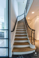 Klassieke houten trap met stalen hekwerk-Van Bruchem Staircases-alle,Entree hal trap-Klassieke houten trap met stalen hekwerk | Van Bruchem-OBLY