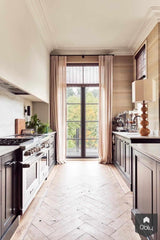 Klassieke keuken met messing en marmer-DBD Interiors-alle,Keuken-OBLY