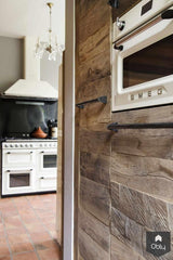 Klassieke landelijke keuken met hergebruikt hout en maatwerk-Restyle-XL-alle,Keuken-OBLY