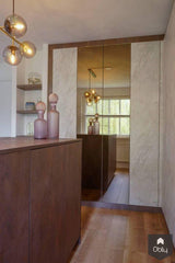 Kledingkast met marmerlook in slaapkamer-Gebr. Smits-alle,Slaapkamer-Kledingkast met marmerlook | OBLY.com-OBLY