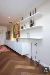 Kleurrijke woonkamer met roomdivider-Aangenaam Interieuradvies-alle,Woonkamer-Kleurrijke woonkamer met roomdivider | OBLY.com-OBLY