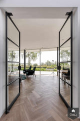 Kozijnloze glazen schuifpui vrijstaande woning-KELLER minimal windows® by Kumasol-alle,Exterieur vrijstaand,Vrijstaand-Kozijnloze glazen schuifpui vrijstaande woning | OBLY.com-OBLY