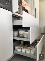LEICHT keuken met hoge kastenwand en eiland-Wildhagen Design Keukens-alle,Keuken-OBLY