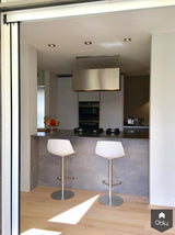 LEICHT keuken met keukeneiland en Wave afzuiglamp-Wildhagen Design Keukens-alle,Keuken-OBLY