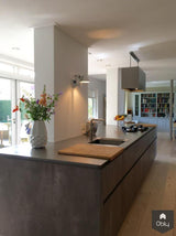 LEICHT keuken met keukeneiland en Wave afzuiglamp-Wildhagen Design Keukens-alle,Keuken-OBLY