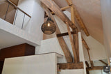 Landelijk wonen in een gerenoveerde boerderij met eiken gebinten-Architectenbureau Drijvers Oisterwijk B.V.-alle,eiken gebinten,houten balken,karakteristiek interieur,landelijke stijl,renovatie boerderij,Woonkamer-Boerderij met eiken gebinten | Drijvers Oisterwijk-OBLY