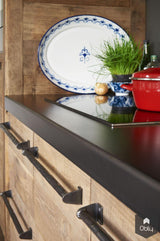 Landelijke keuken met hout en natuursteen-Restyle-XL-alle,Keuken-OBLY