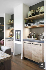 Landelijke keuken met hout en natuursteen-Restyle-XL-alle,Keuken-OBLY