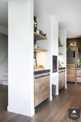 Landelijke keuken met hout en natuursteen-Restyle-XL-alle,Keuken-OBLY