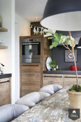 Landelijke keuken met hout en natuursteen-Restyle-XL-alle,Keuken-OBLY