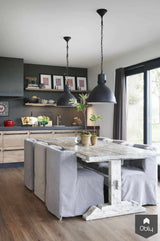 Landelijke keuken met hout en natuursteen-Restyle-XL-alle,Keuken-OBLY