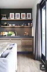 Landelijke keuken met hout en natuursteen-Restyle-XL-alle,Keuken-OBLY