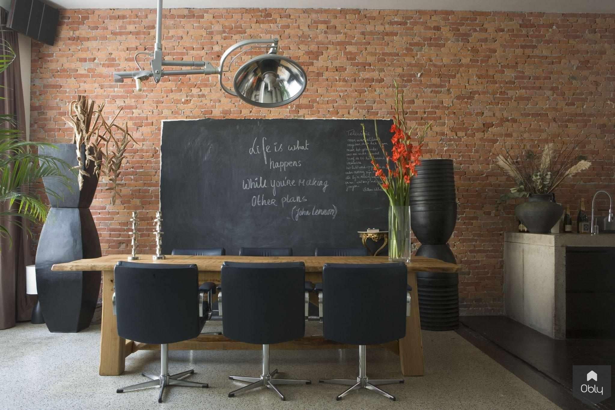 Loft in an old sawmill-Jeroen de Nijs BNI-alle,bakstenen interieur,industrieel loft,karakteristiek interieur,modern industrieel wonen,open leefruimte,oude zagerij,Projecten-OBLY