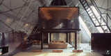Loft in voormalige kerk in Amsterdam-Witteveen Architecten-alle,herbestemming,hoge ruimte,kerktransformatie,loft,vide,Woonkamer-OBLY