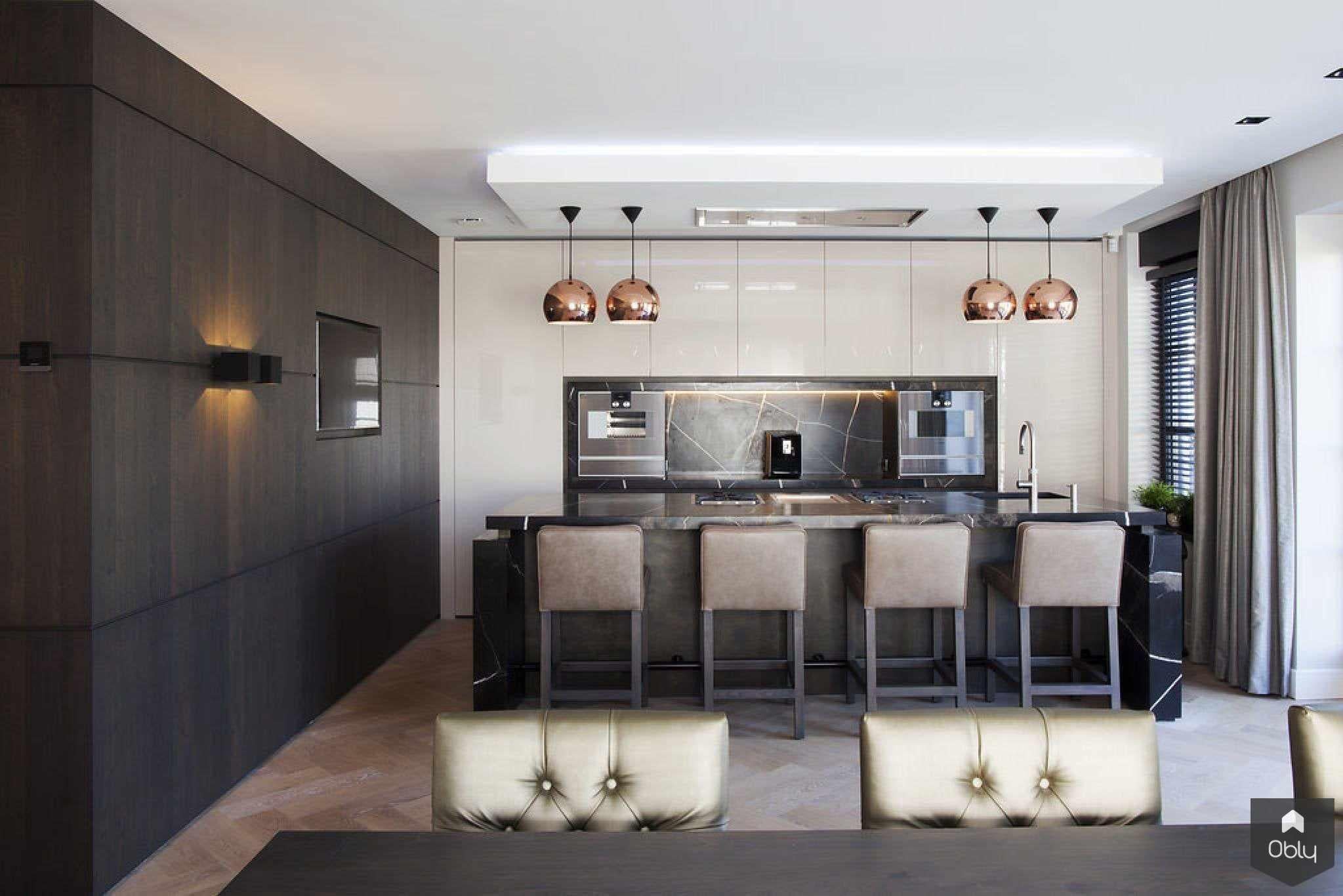 Luxe keuken met marmeren blad-Wood Creations-alle,Keuken-OBLY