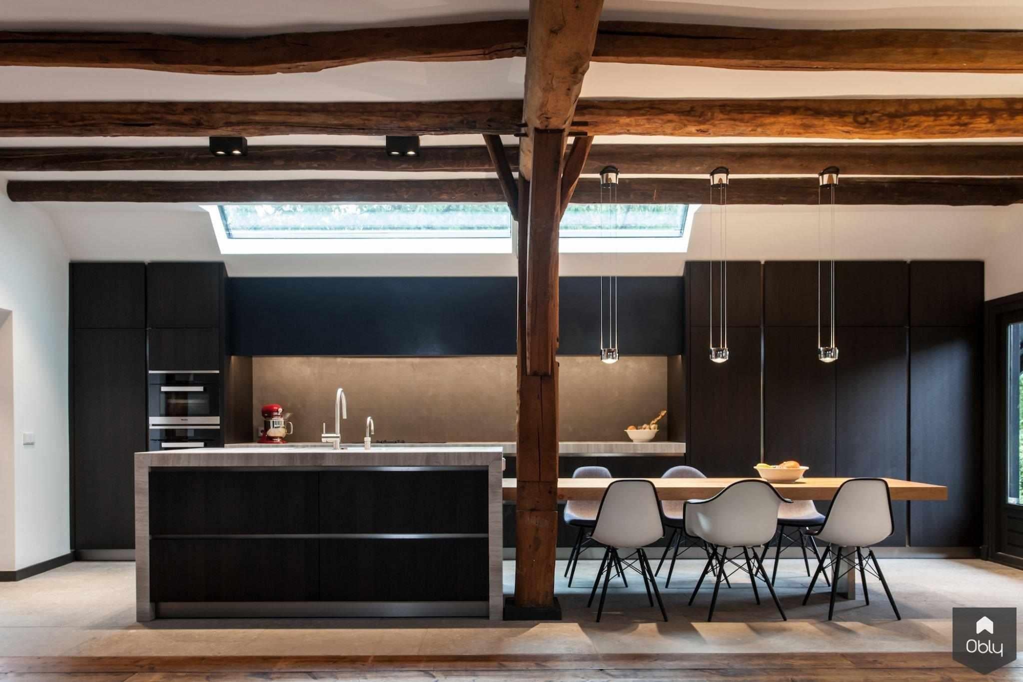 Luxe leefkeuken woonboerderij-Bob Romijnders Architectuur - Interieur-alle,Keuken-OBLY