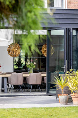 Luxe serreaanbouw met brede vouwwand-Busscher Serrebouw-Aanbouw-OBLY