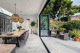 Luxe serreaanbouw met brede vouwwand-Busscher Serrebouw-Aanbouw-OBLY