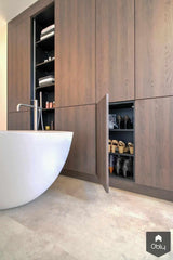 Luxe slaapkamer en aangrenzende badkamer-Dosis Keuken & Interieur-alle,Slaapkamer-OBLY