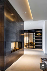 Luxe woning met roomdivider haard-FERDINAND interieurbouw-alle,Woonkamer-OBLY