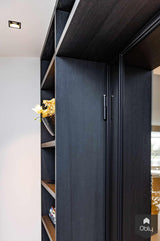 Luxe woning met roomdivider haard-FERDINAND interieurbouw-alle,Woonkamer-OBLY