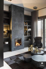Luxueus en industrieel interieurontwerp-Grego Design Studio-alle,donkere keuken inspiratie,industriële luxe woning,industriële woonkamer,luxe industrieel interieur,luxe wooninrichting,maatwerk interieur zwart,moderne haardwand,stijlvolle loft uitstraling,Woonkamer,zwart interieurdesign-Luxe, industrieel interieurontwerp | OBLY.com-OBLY