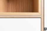 Maatwerk kast van berken multiplex en eiken fineer-Studio Jasper-alle,Entree hal trap-OBLY
