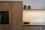 Maatwerk keuken in robuust eiken-Gebr. Smits-alle,Keuken-OBLY