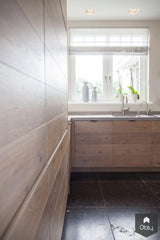 Maatwerk landelijke woning gerookt eikenhout-Wood Creations-alle,Keuken-OBLY