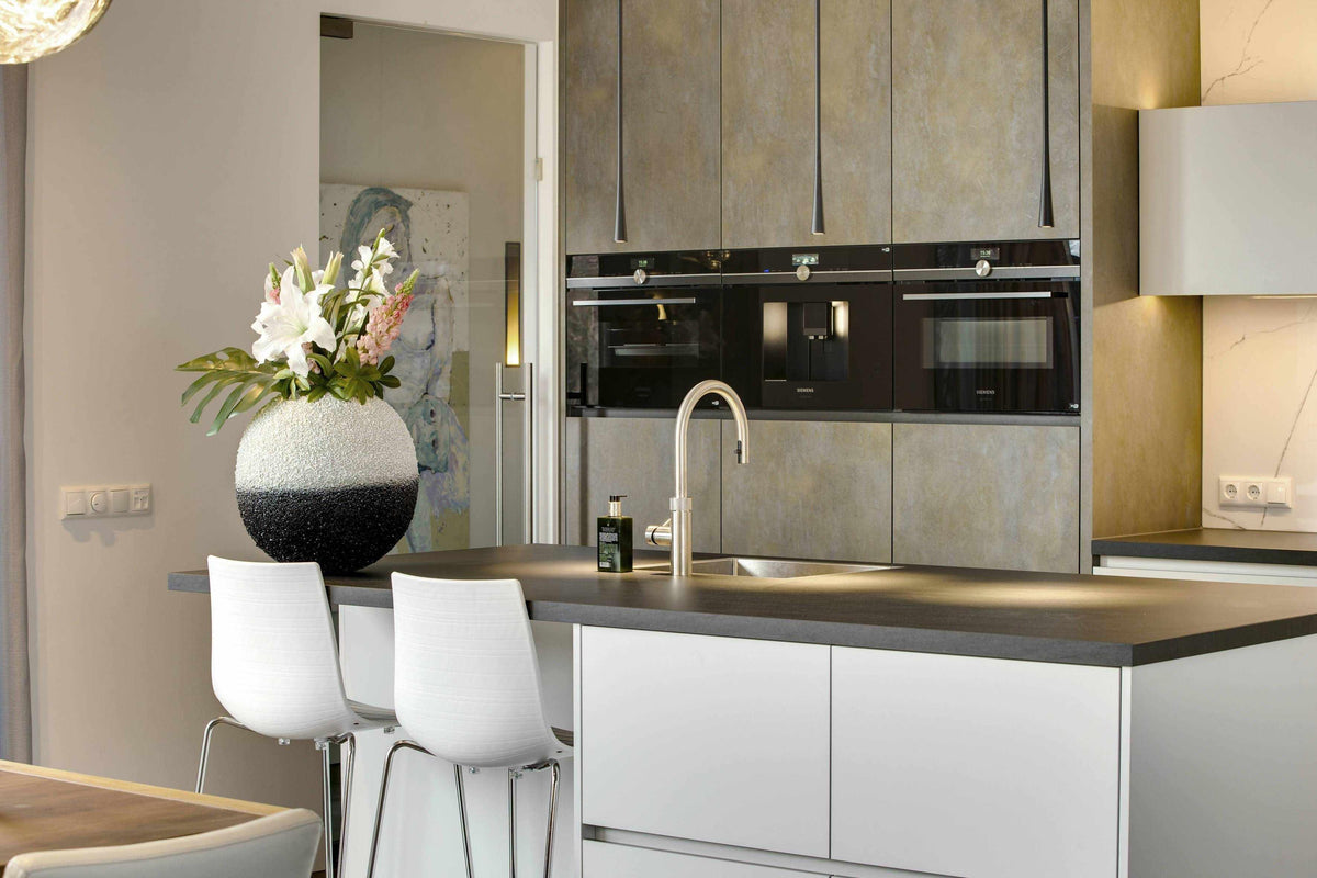 Maatwerk meubels nieuwbouw woning-Paul Theuws Interieur-keuken-Maatwerk meubels moderne nieuwbouw woning-OBLY
