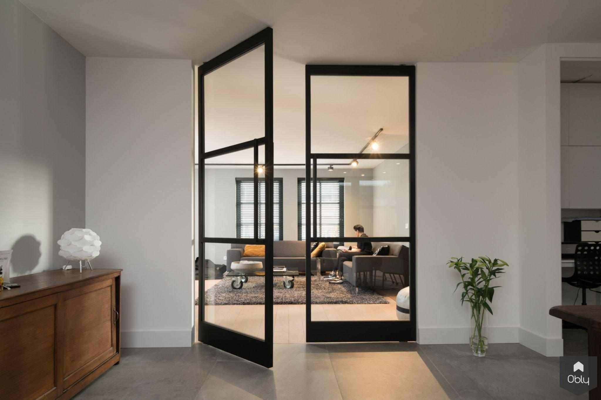 Maatwerk stalen taatsdeuren en tv-meubel-Bjorn Interieurontwerp & Realisatie-alle,Woonkamer-OBLY