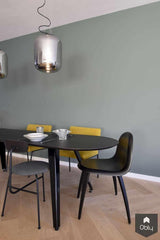 Maatwerk tafel met metalen onderstel-Metalstuff-alle,Eetkamer-OBLY