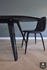 Maatwerk tafel met metalen onderstel-Metalstuff-alle,Eetkamer-OBLY