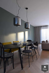 Maatwerk tafel met metalen onderstel-Metalstuff-alle,Eetkamer-OBLY