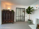 Marmoleum vloer renovatie woning-MoreFloors-Woonkamer-Marmoleum vloer toegepast in renovatie woning-OBLY