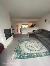 Marmoleum vloer renovatie woning-MoreFloors-Woonkamer-Marmoleum vloer toegepast in renovatie woning-OBLY
