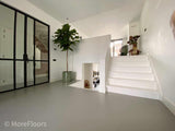 Marmoleum vloer renovatie woning-MoreFloors-Woonkamer-Marmoleum vloer toegepast in renovatie woning-OBLY