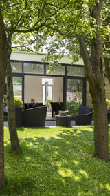 Metamorfose bungalow-D11 Architecten-Woonkamer- Metamorfose bungalow in groene omgeving-OBLY