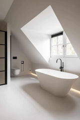 Minimalistische sfeervolle badkamer-Het Badhuys-Badkamer- Minimalistische sfeervolle badkamer -OBLY