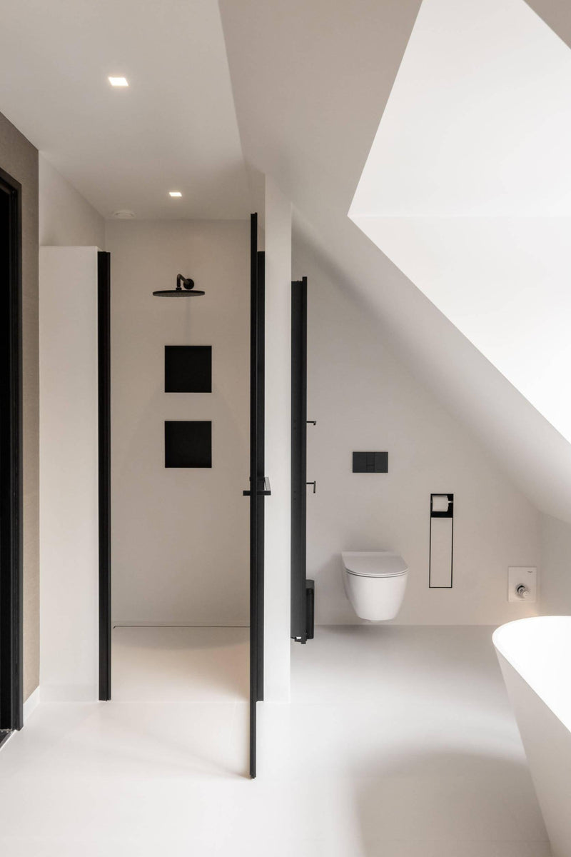 Minimalistische sfeervolle badkamer-Het Badhuys-Badkamer- Minimalistische sfeervolle badkamer -OBLY